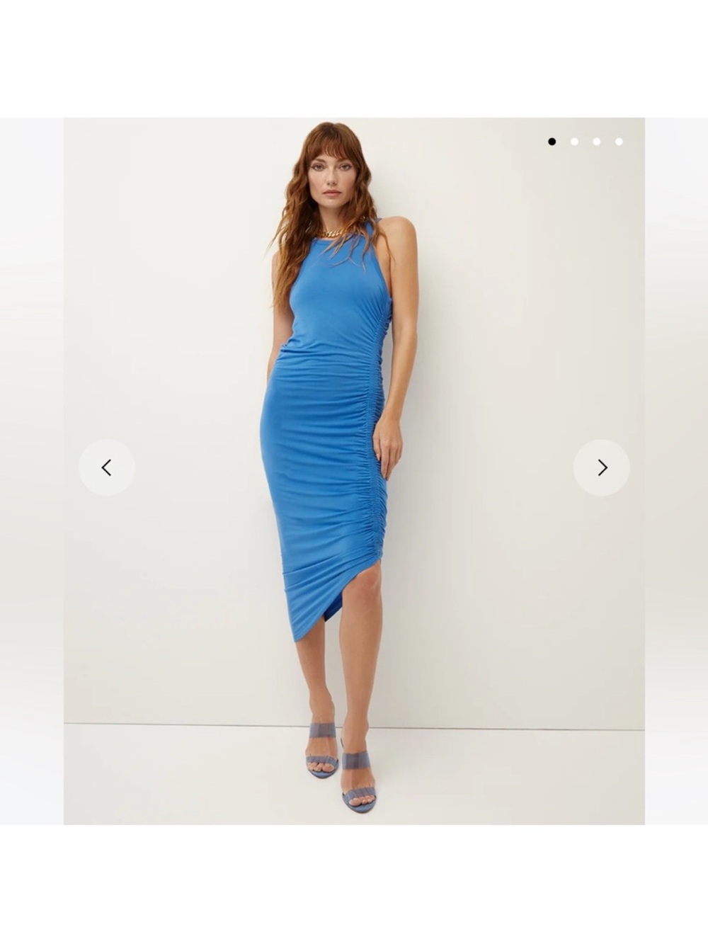 Veronica Beard Azure Blue Haylee Tank Dress